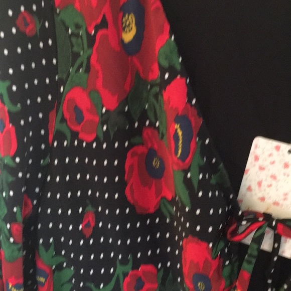 Free People Morning Light Polka Dot Floral Dress - Picture 4 of 9